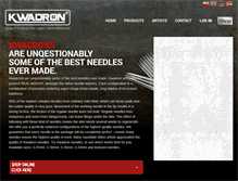 Tablet Screenshot of kwadron.com